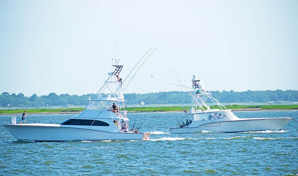 Sportfishing Boats on the Gulf